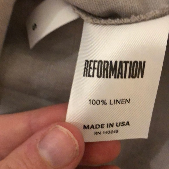 Reformation Skya Dress in Grey - Picture 5 of 5